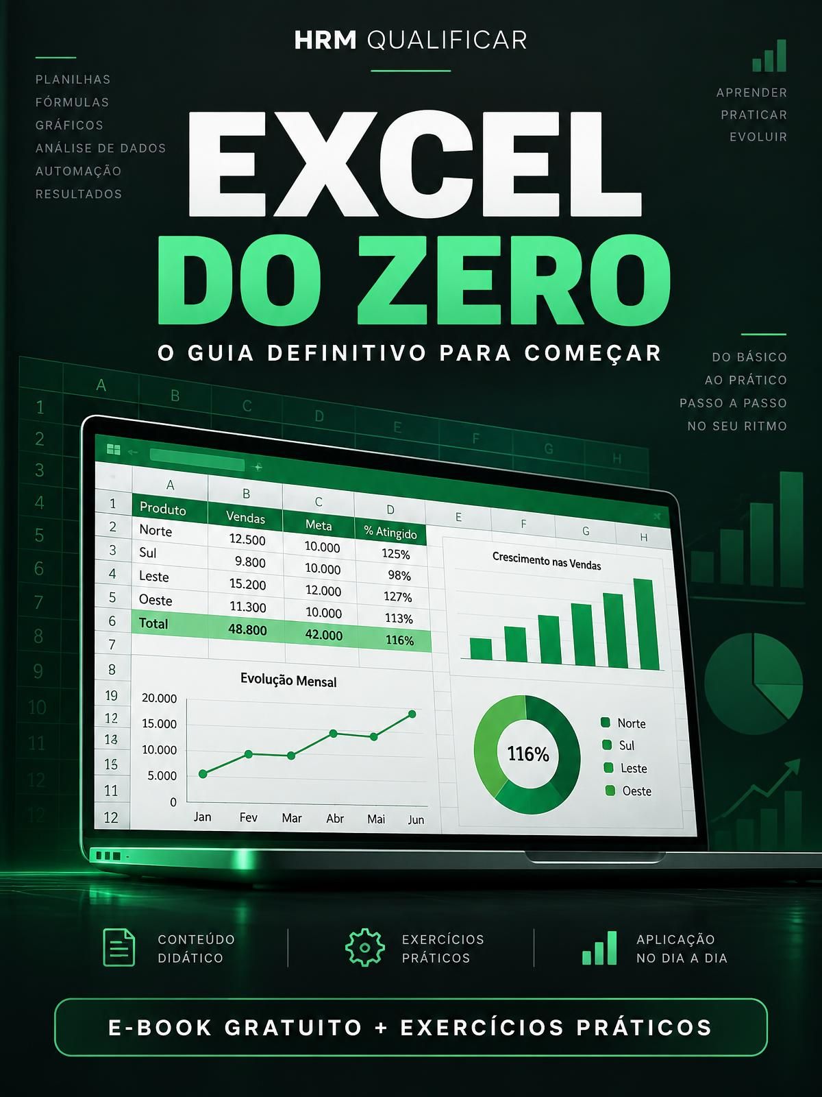 Capa do e-book Excel do Zero — O Guia Definitivo para Começar